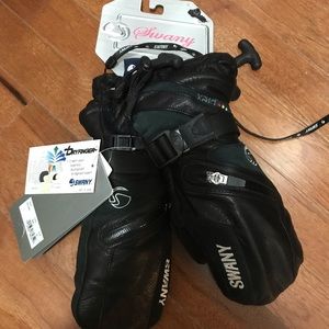 SWANY leather ski gloves